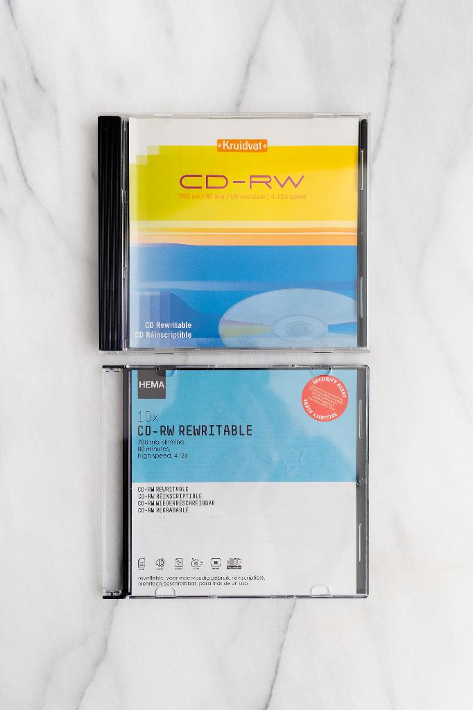 Lege CD-ROMS 7 Stuks (Nieuw), Computers en Software, Beschrijfbare discs, HEMA, Herschrijfbaar, Cd, Nieuw