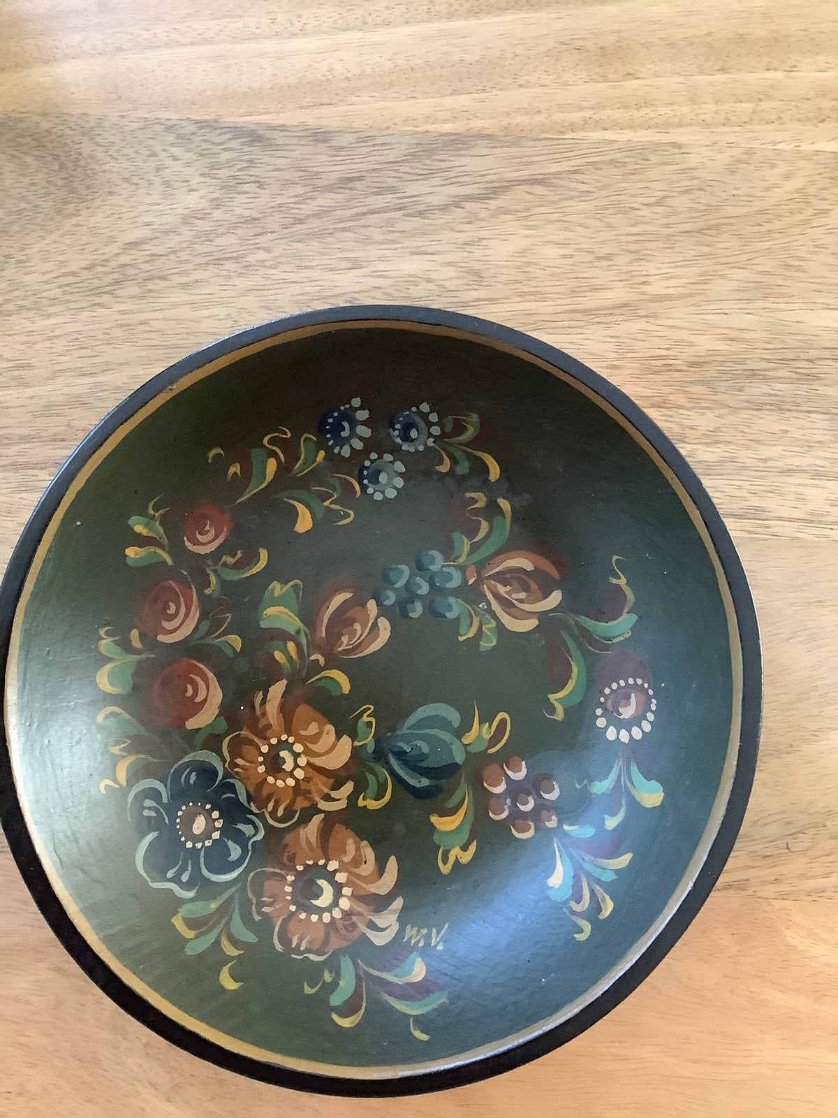 Hindeloopen houten schaaltje meine visser, Antiek en Kunst, Ophalen of Verzenden