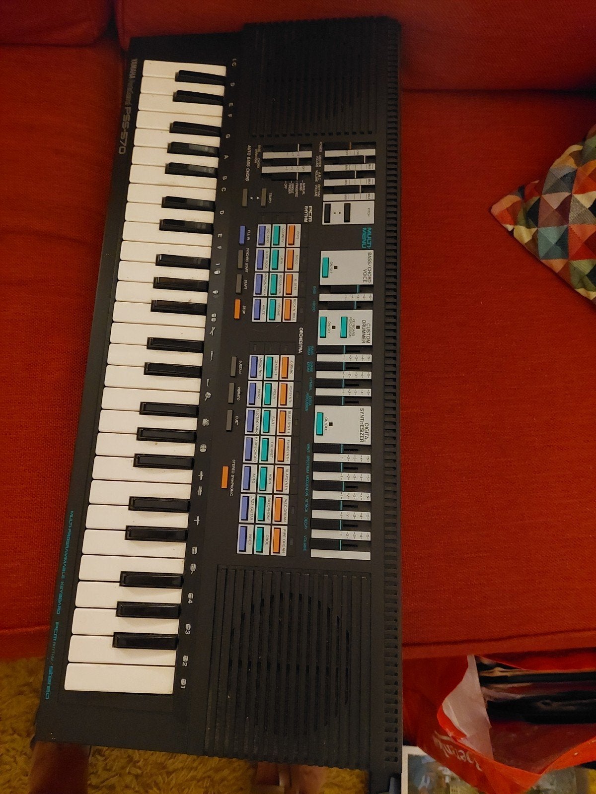 Yamaha Portatone PSS-570 Keyboard - Vintage Synthesizer, Muziek en Instrumenten, Ophalen of Verzenden, Gebruikt, 49 toetsen, Yamaha