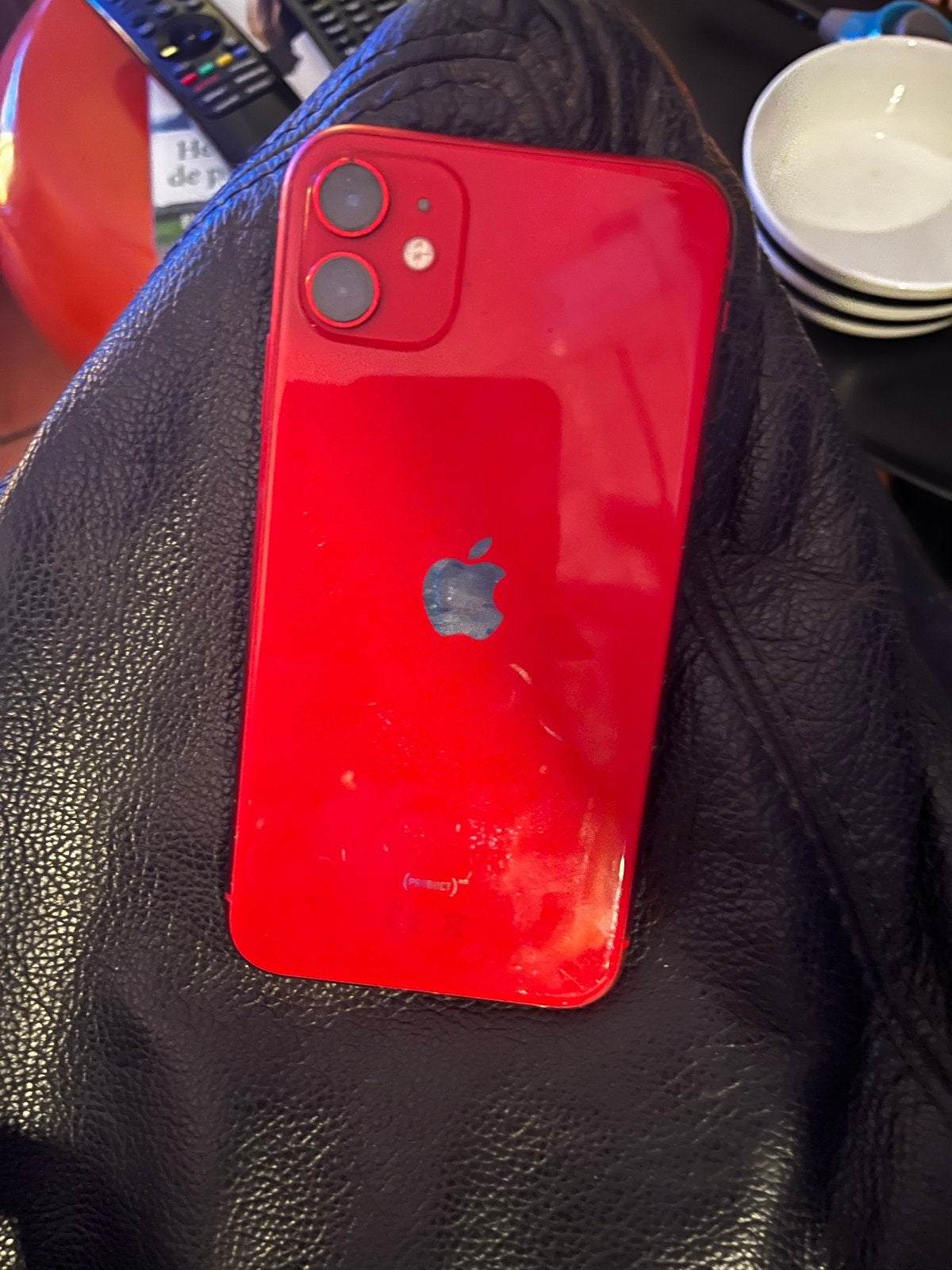 iPhone 11 Rood 64GB  zgan, Telecommunicatie, Mobiele telefoons | Apple iPhone, Gebruikt, 64 GB, Zonder simlock, Zonder abonnement