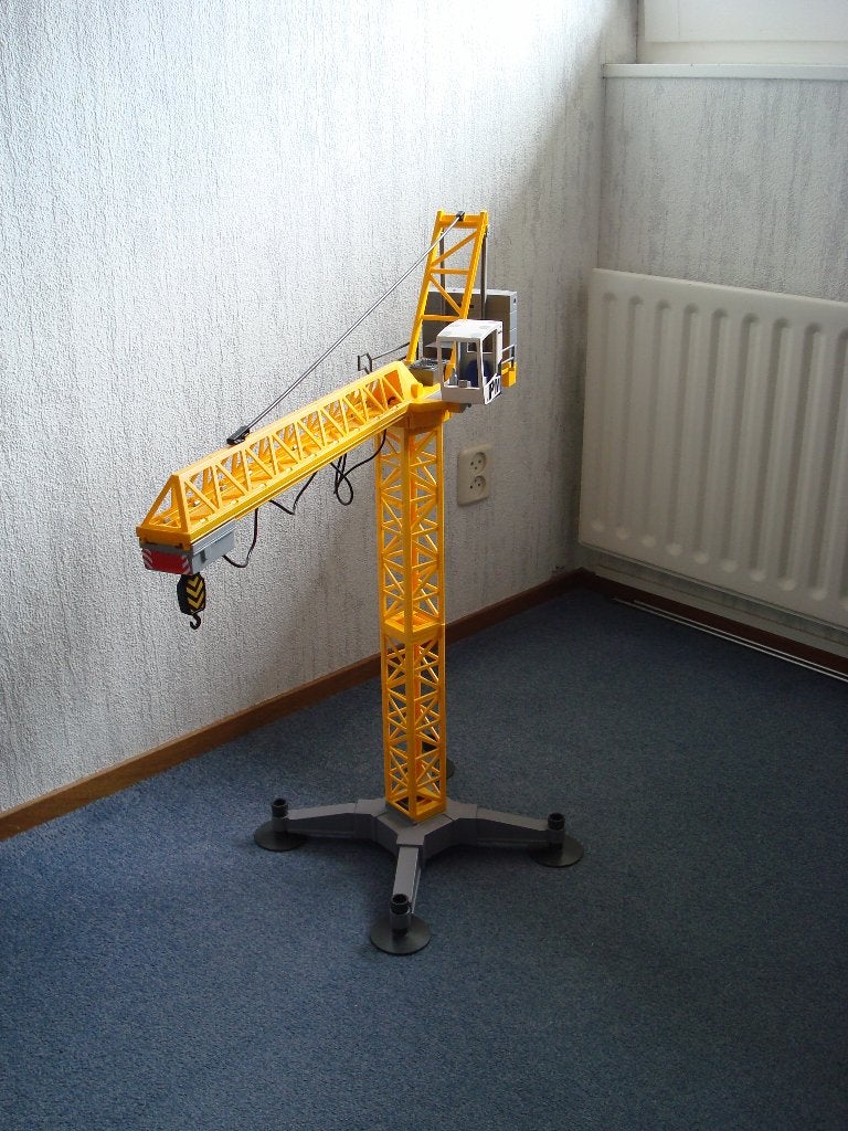 Playmobil Torenkraan  ( City Action ), Ophalen, Complete set, Overige typen, Zo goed als nieuw