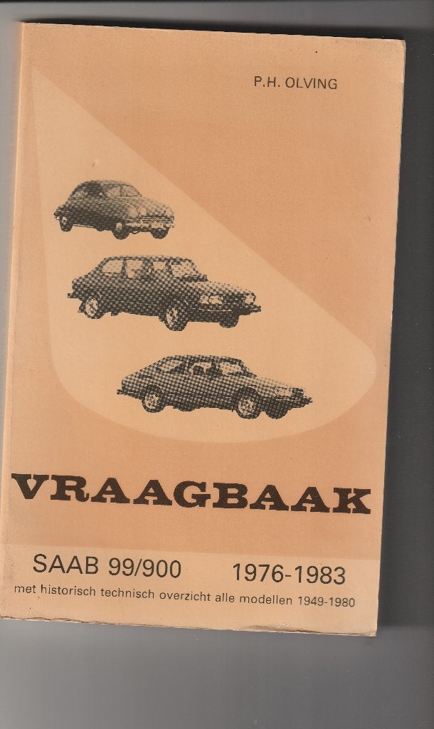 Vraagbaak boekje over de SAAB 99/900, Ophalen of Verzenden, Zo goed als nieuw