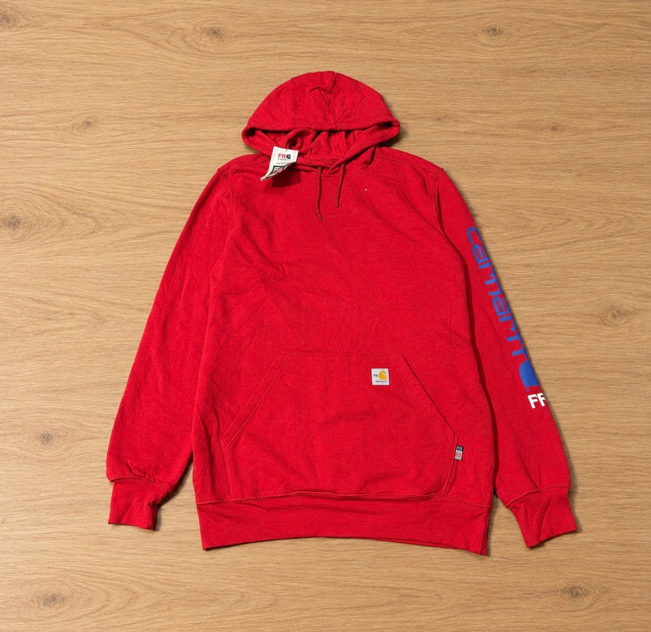 Carhartt Hoodie Fire Resistance Rood Nieuw M, Maat 48/50 (M), Vintagie, Haulerwijk, Nieuw