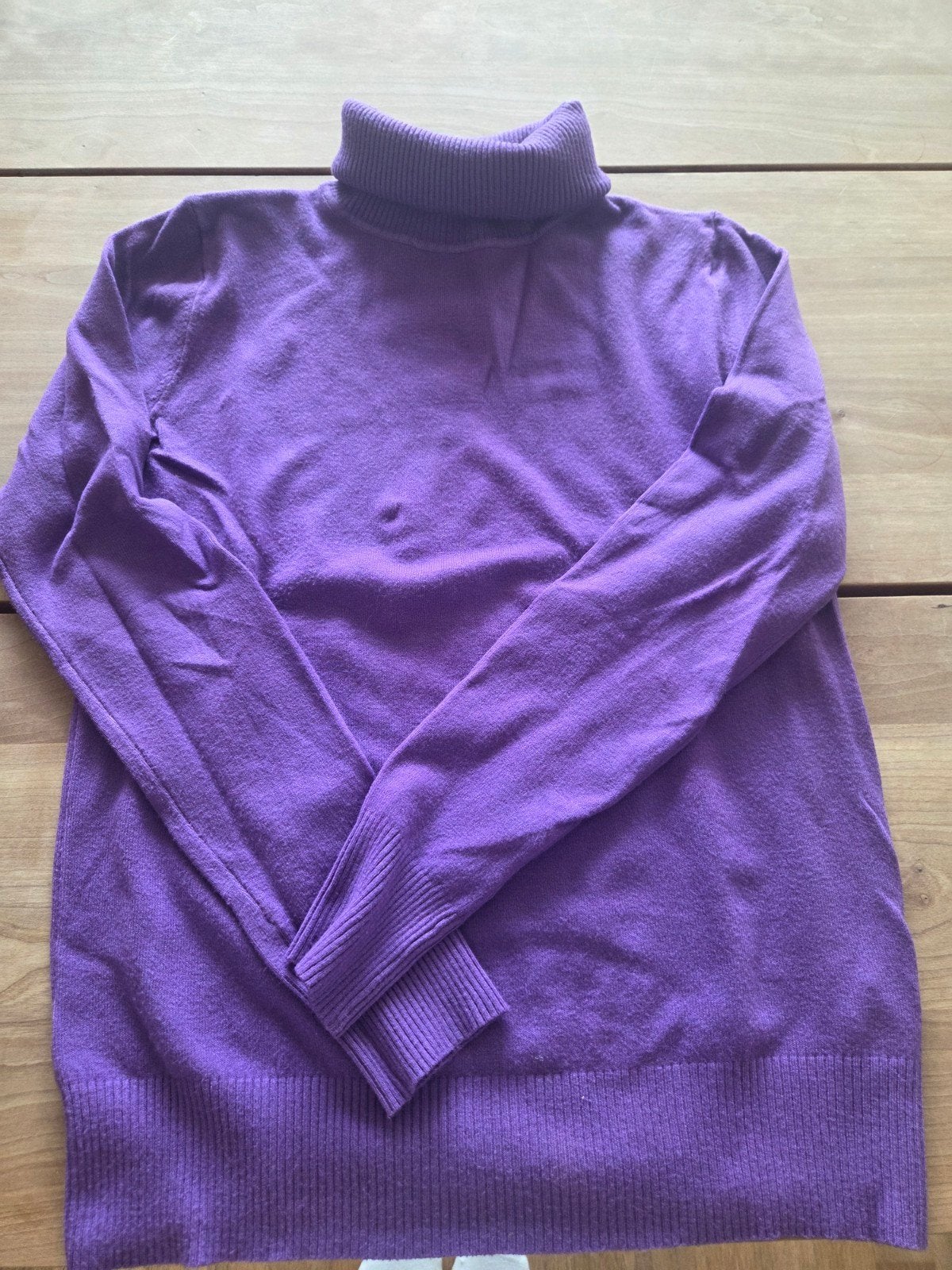 Paarse coltrui S/M - Viscose, Polyester, Polyamide, Paars, Ophalen of Verzenden, Zo goed als nieuw, C Fashion