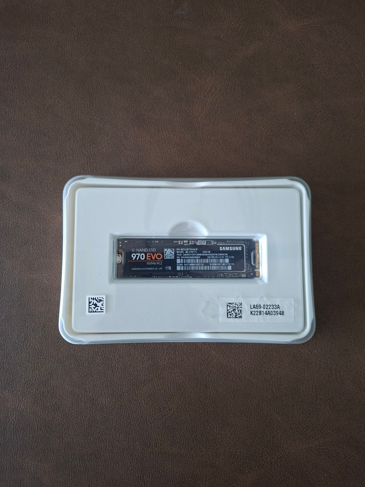 Samsung 970 EVO 1 TB SSD, Computers en Software, Harde schijven, Ophalen, Intern, SSD, Samsung SSD