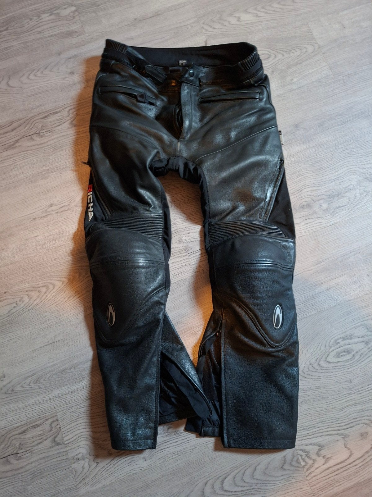 Sportieve leren motorbroek van Richa, Broek | leer, Heren, Ophalen of Verzenden, Richa