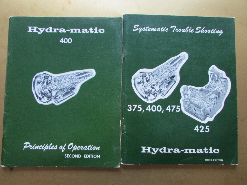 Twee boeken van Hydra-Matic versnellingsbakken. Engels, Ophalen of Verzenden