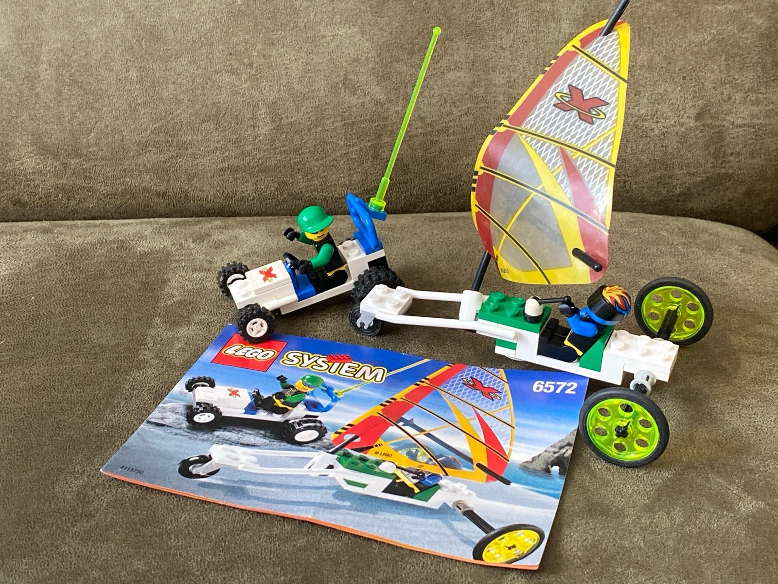 Lego System 6572 Wind Racers met instructieboekje, Kinderen en Baby's, Gebruikt, Overige thema's, Lego, Ophalen of Verzenden