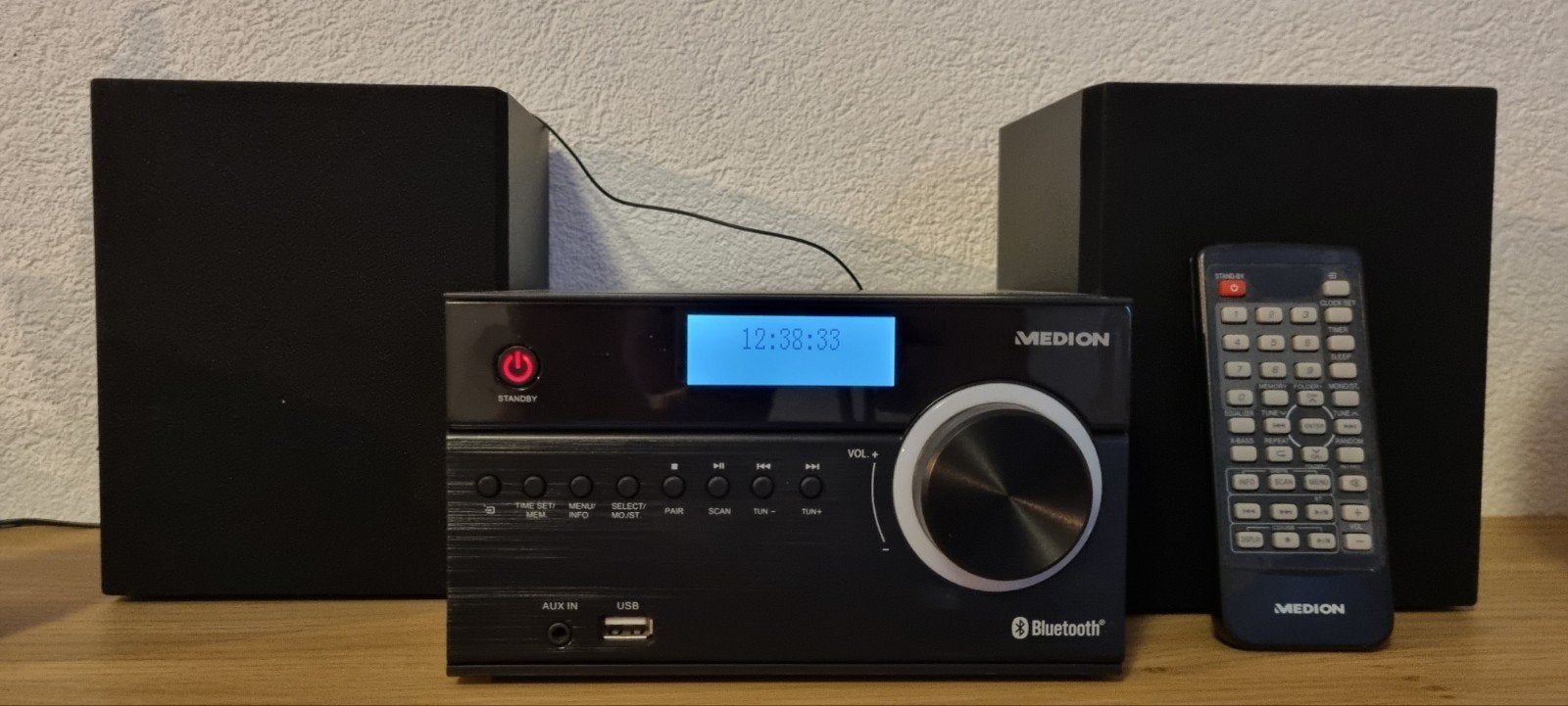 Medion Micro Audio Systeem met DAB+, FM, Bluetooth en CD, Tuner of Radio, Zo goed als nieuw, Microset, Ophalen
