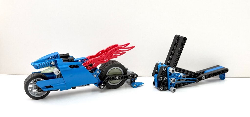 Lego Racers no. 8646: Speed Slammer Bike, Kinderen en Baby's, Compleet, Gebruikt, Lego, Ophalen of Verzenden