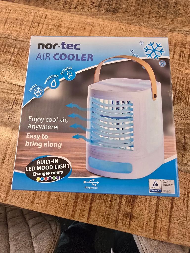 Air cooler, Ophalen of Verzenden, Zo goed als nieuw, Tafelventilator