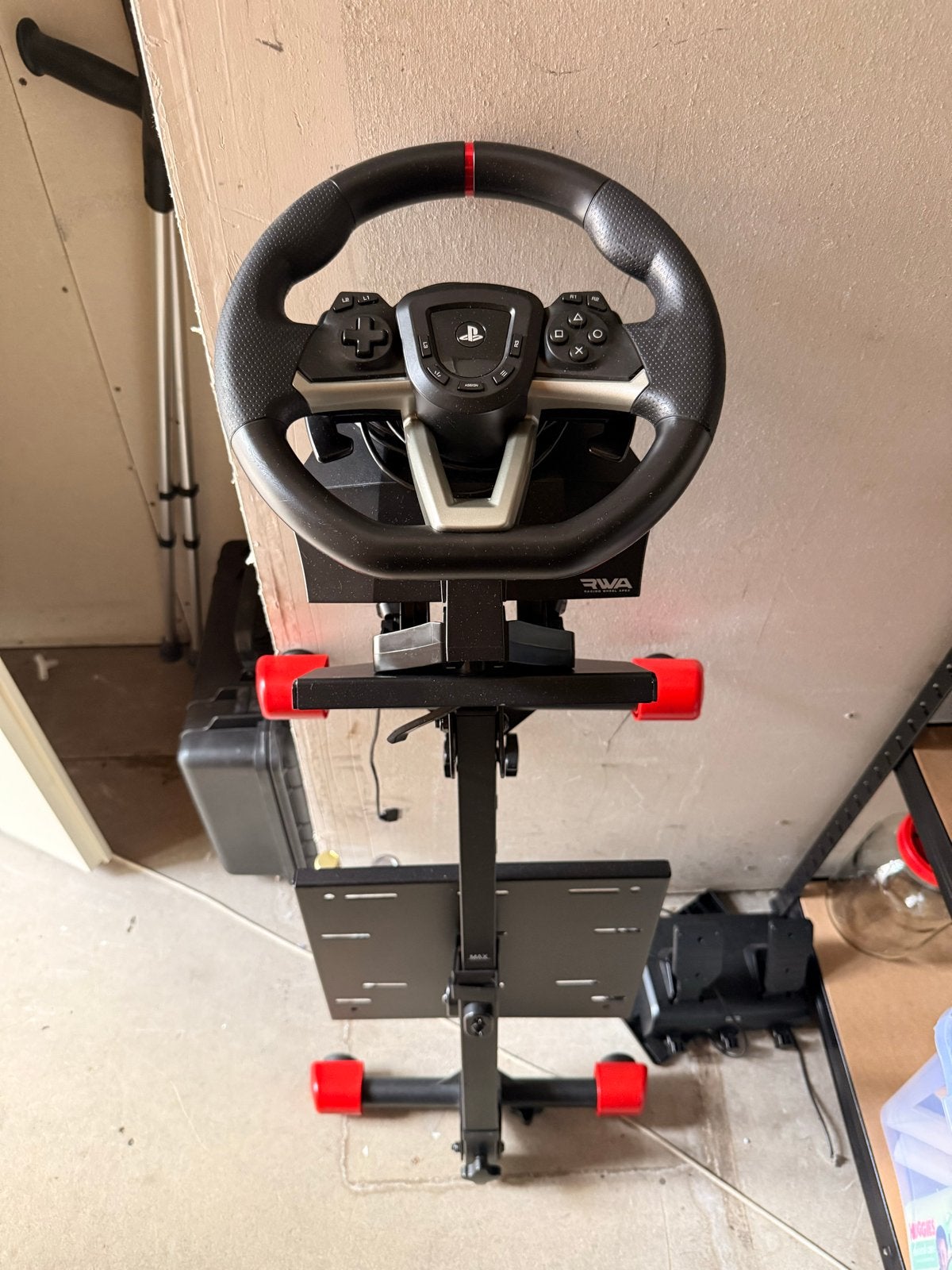 Hori Racestuur met pedalen en Wheel Stand Pro, Spelcomputers en Games, Ophalen, Racestuur, Gebruikt, PlayStation