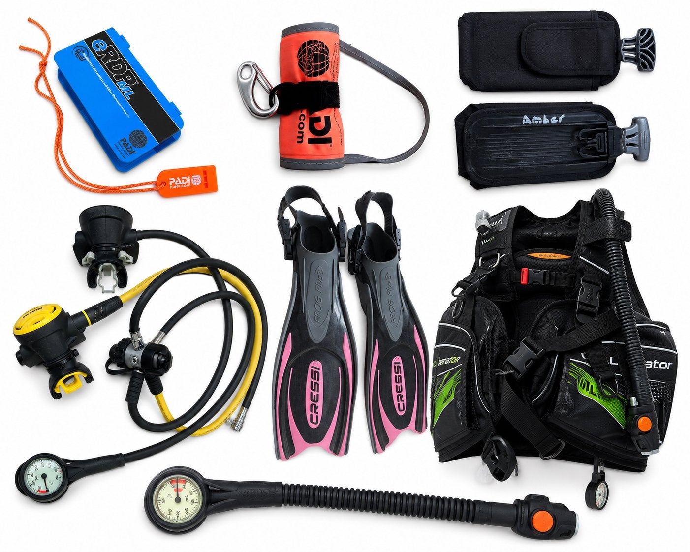 Scuba diving set, Watersport en Boten, Duiken, Ophalen of Verzenden, Zo goed als nieuw, Trimvest of Wing