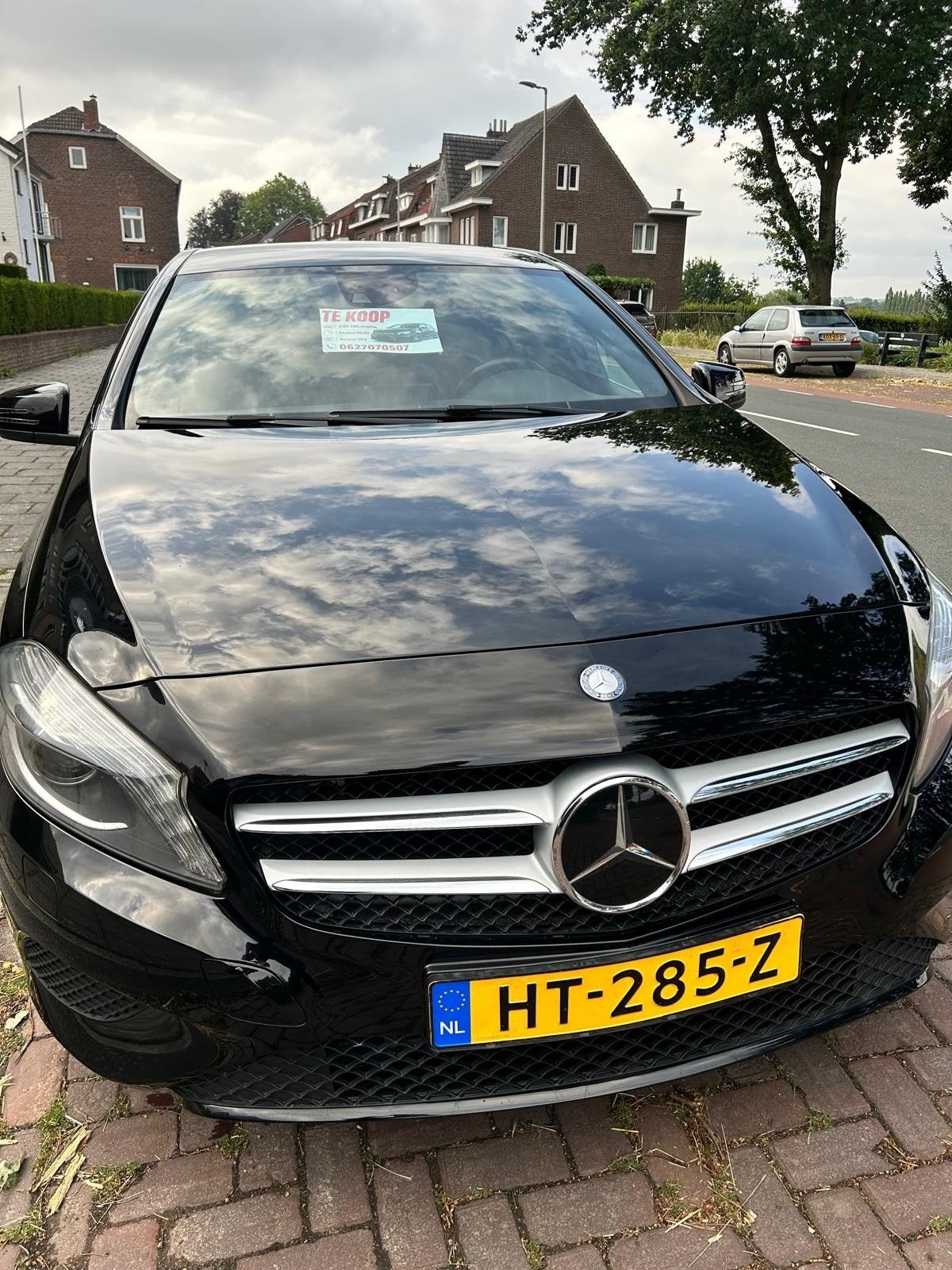 Mercedes-Benz A-Klasse A180 1.6 Blue Efficiency 2013 Zwart, Auto's, Mercedes-Benz, Voorwielaandrijving, Zwart, 4 cilinders, 1595 cc