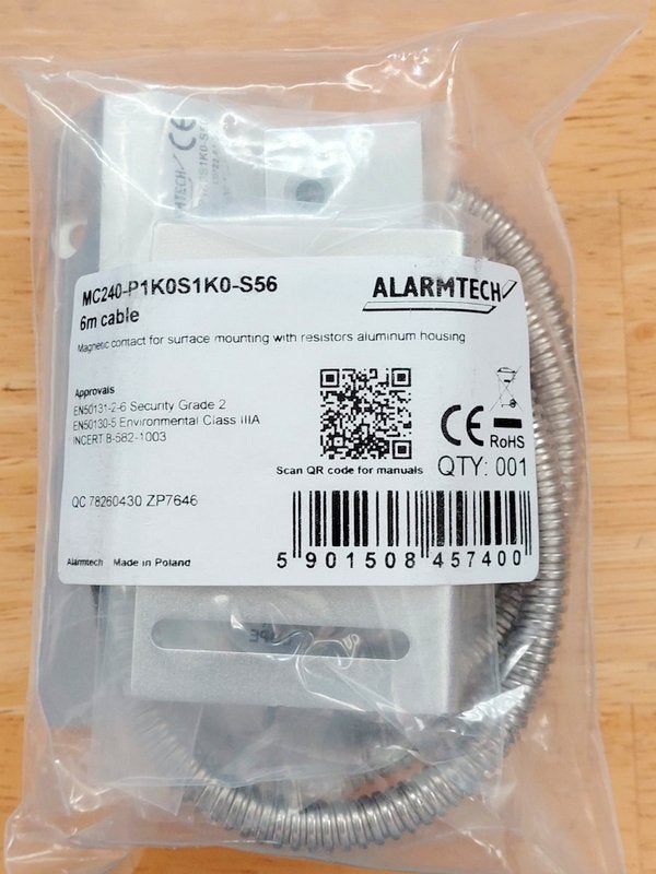 6 Alarmtech Magneetcontacten voor Roldeuren & Garagedeuren, Ophalen of Verzenden, Nieuw, Detector, Sensor of Melder, Overige soorten