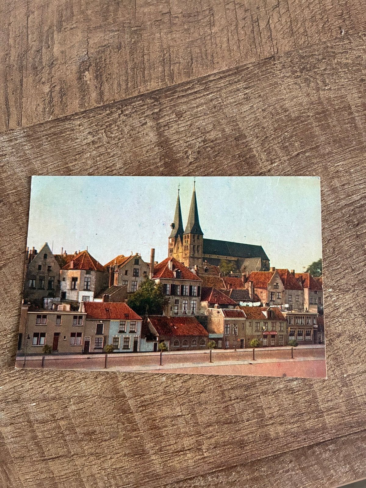 Ansichtkaart Deventer Bergkerk Emmaplein, Ophalen of Verzenden, Voor 1920, Ongelopen, Overijssel