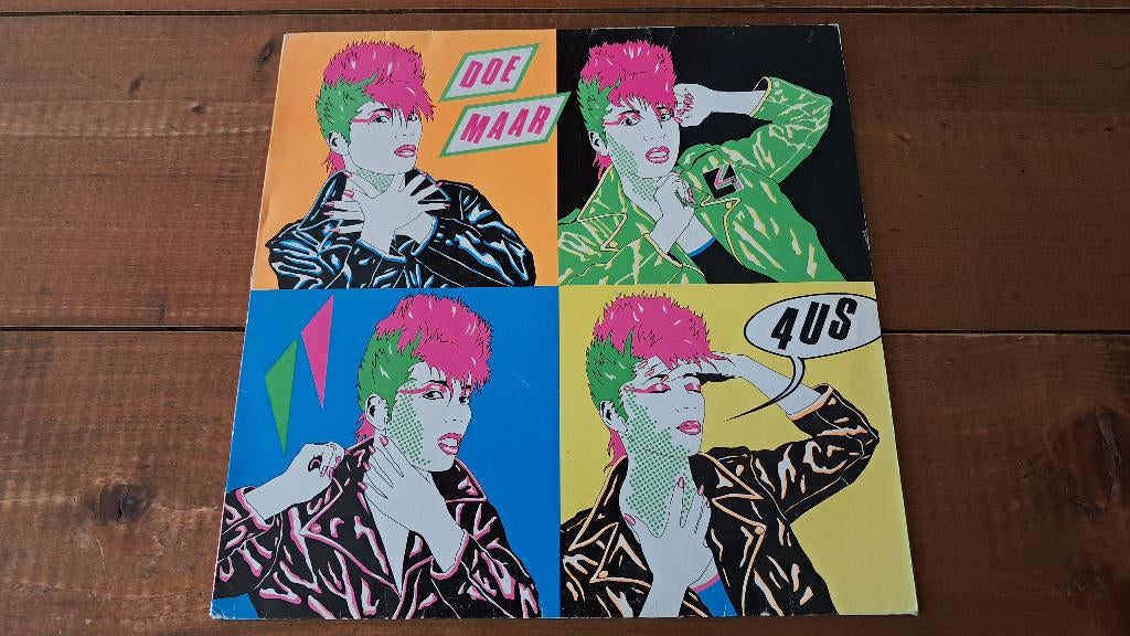 lp album Doe Maar ‎– 4US, Gebruikt, Ophalen of Verzenden, 12 inch, Originele persing