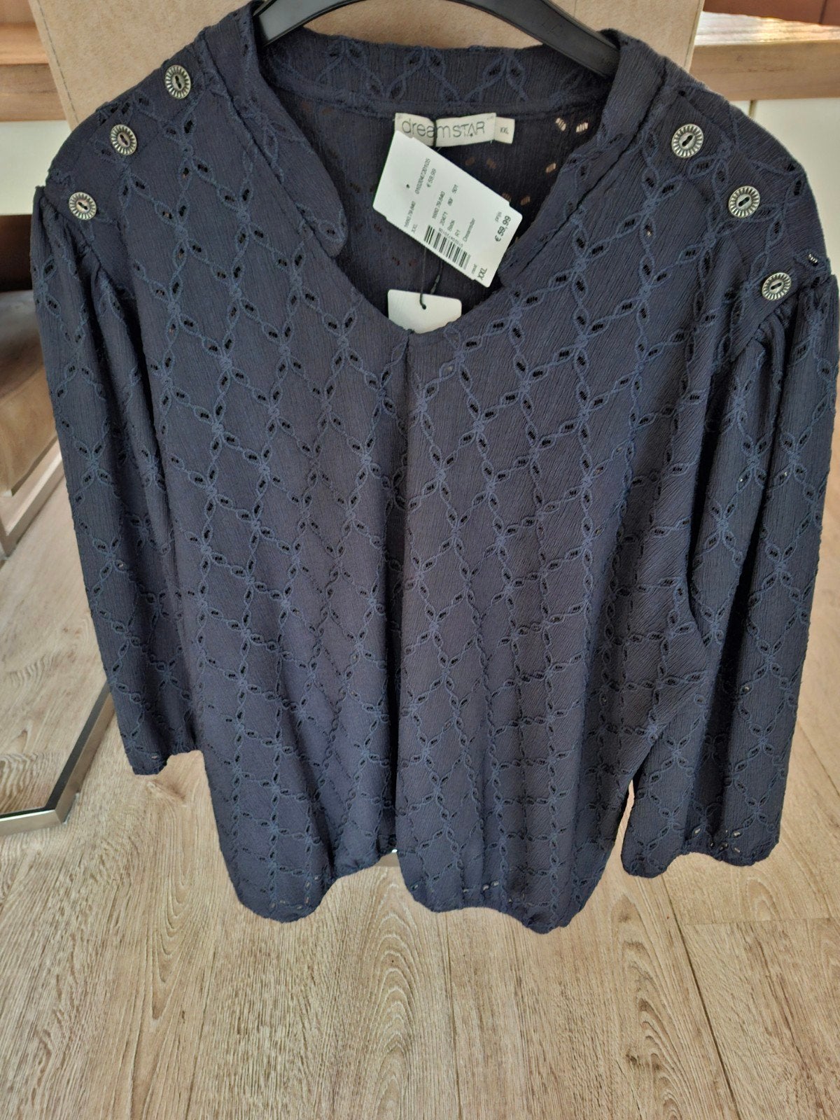 Nieuw blauw Dreamstar blouse maat XXL, Dreamstar, Blauw, Maat 46/48 (XL) of groter, Nieuw