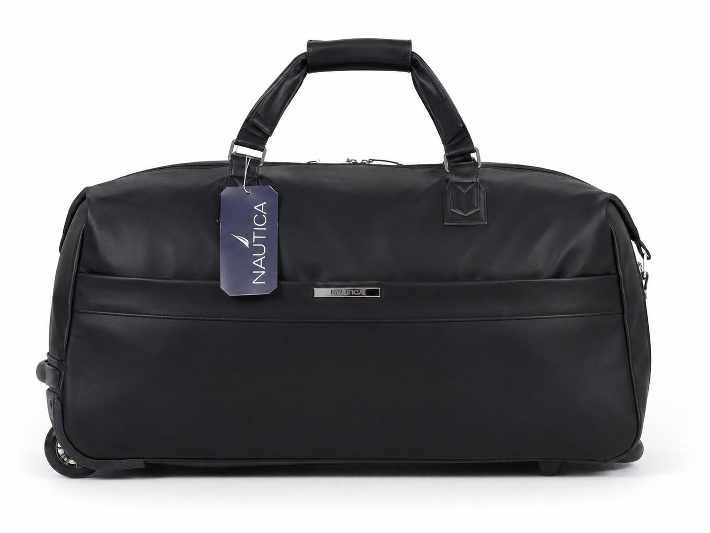 Nautica Large Rolling Duffle Bag 26”, 30 cm of meer, Zwart, Minder dan 35 cm, Ophalen of Verzenden