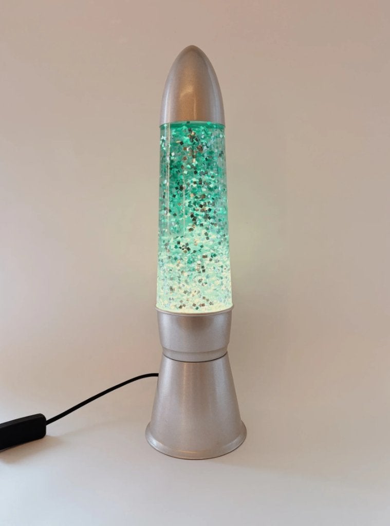 VINTAGE LAVALAMP XL | GLITTER, -, -, Ophalen of Verzenden, Zo goed als nieuw