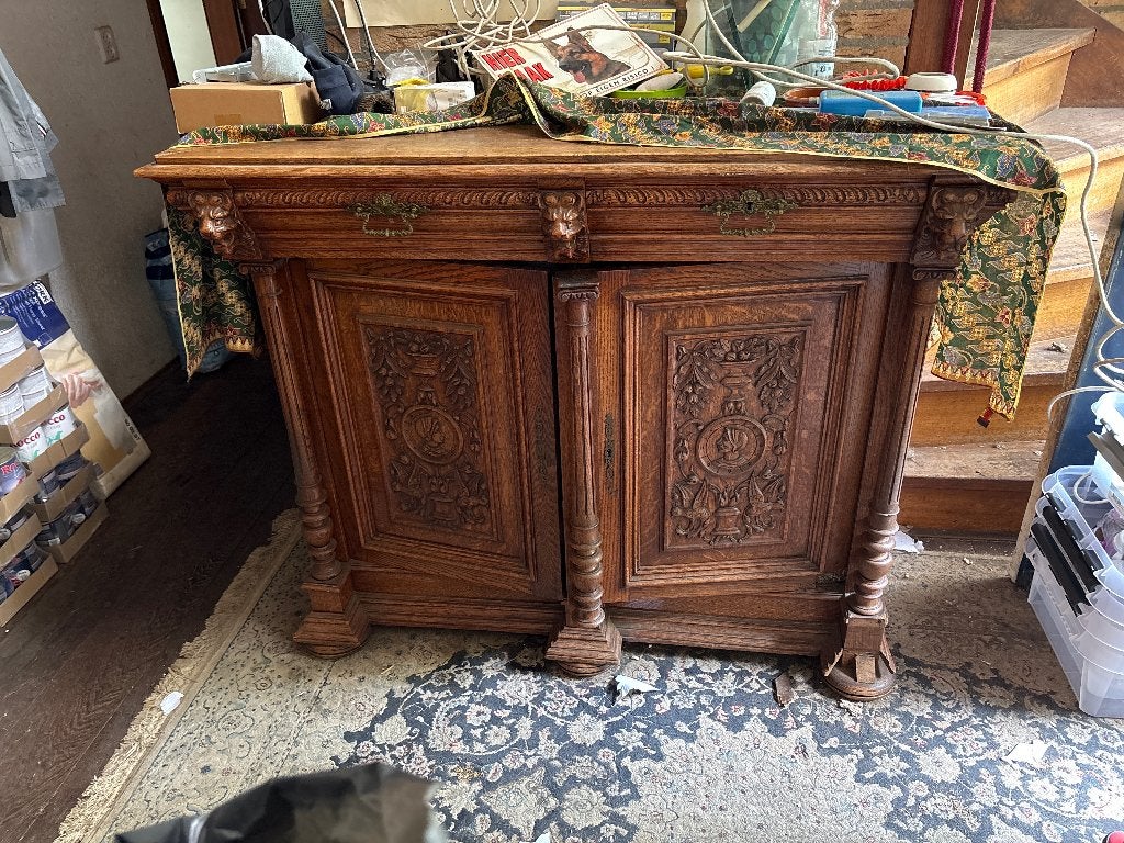 Houten kast, Antiek en Kunst, Ophalen