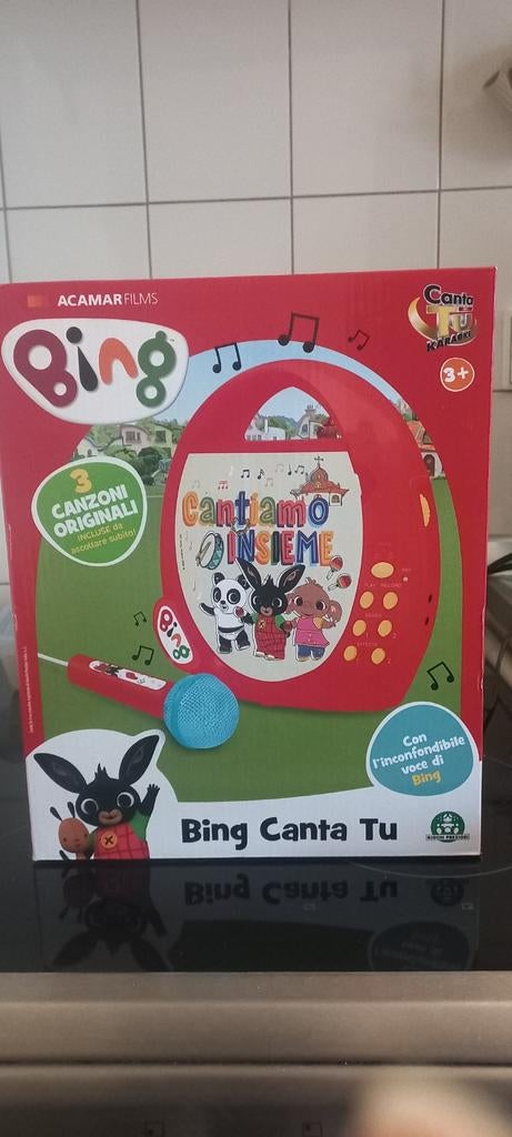 Bing Canta Tu Karaoke Microfoon en Speler voor Kinderen, Ophalen of Verzenden, Nieuw, Complete set