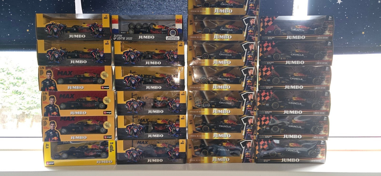 Max Verstappen (25x) 1:24 Schaalmodellen - Nieuw in Doos, Ophalen of Verzenden, Nieuw, Auto, Bburago