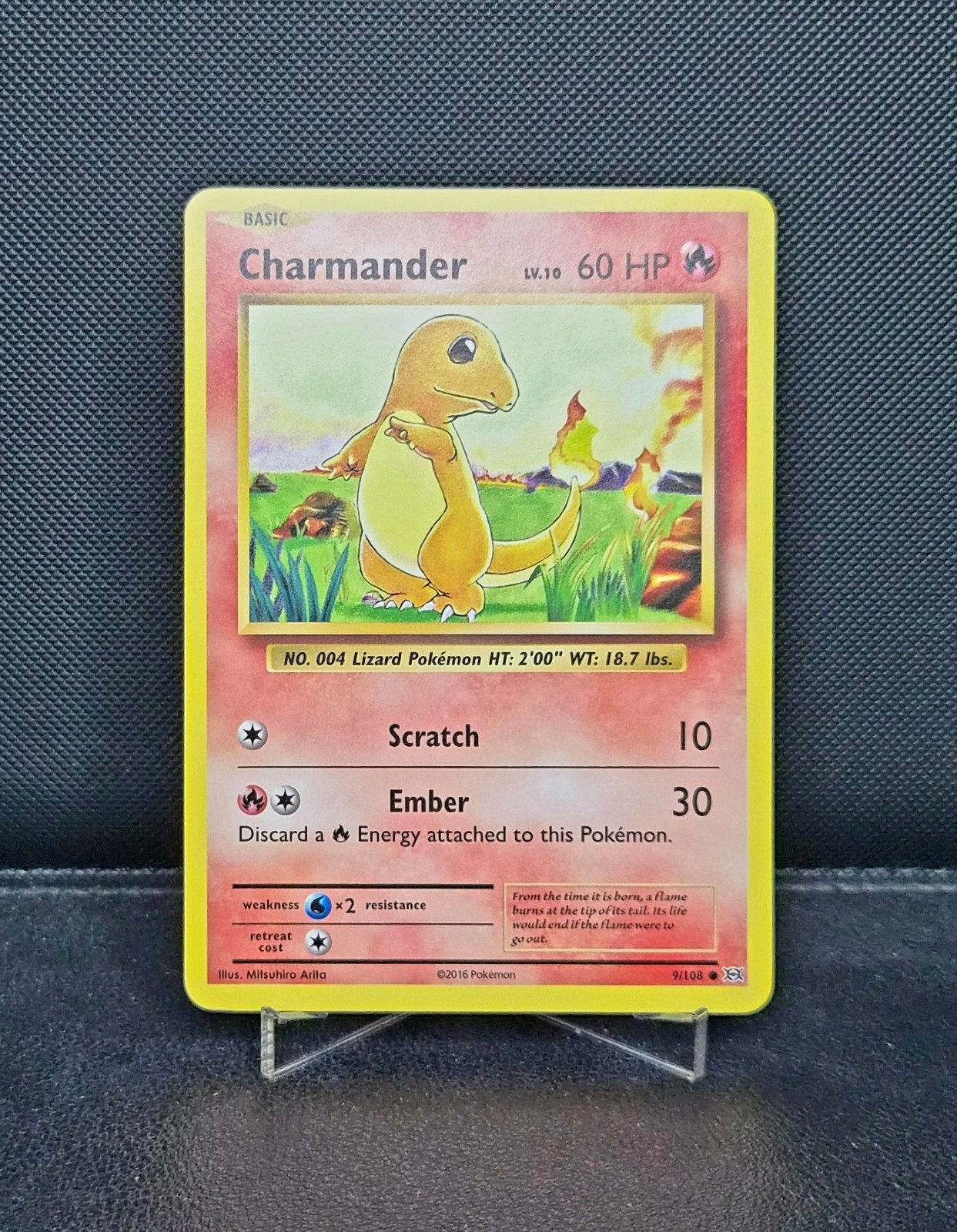Charmander 9/108 XY Evolutions 2016, Hobby en Vrije tijd, Verzamelkaartspellen | Pokémon, Ophalen of Verzenden, Zo goed als nieuw