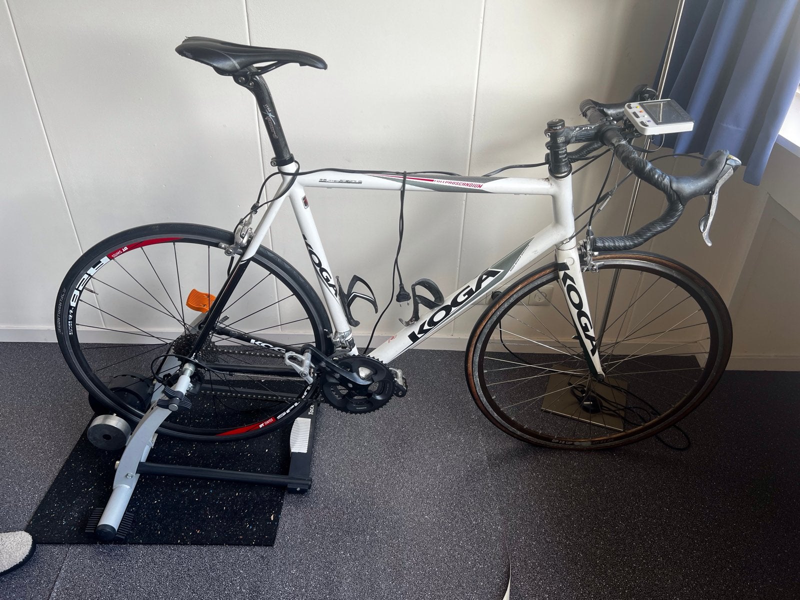 Tacx cycleforce basic fietstrainer incl. racefiets maat 60, Sport en Fitness, Ophalen, Gebruikt, Overige typen