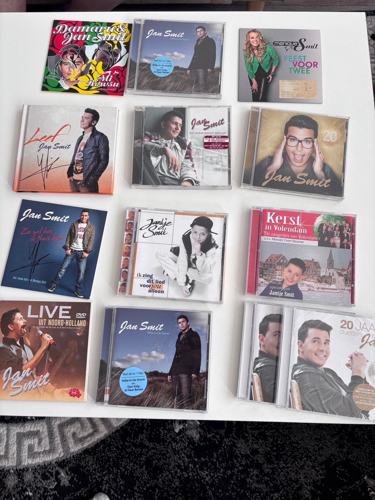 Grote collectie Jan Smit CD's en DVD's, Ophalen of Verzenden, Gebruikt, Levenslied of Smartlap