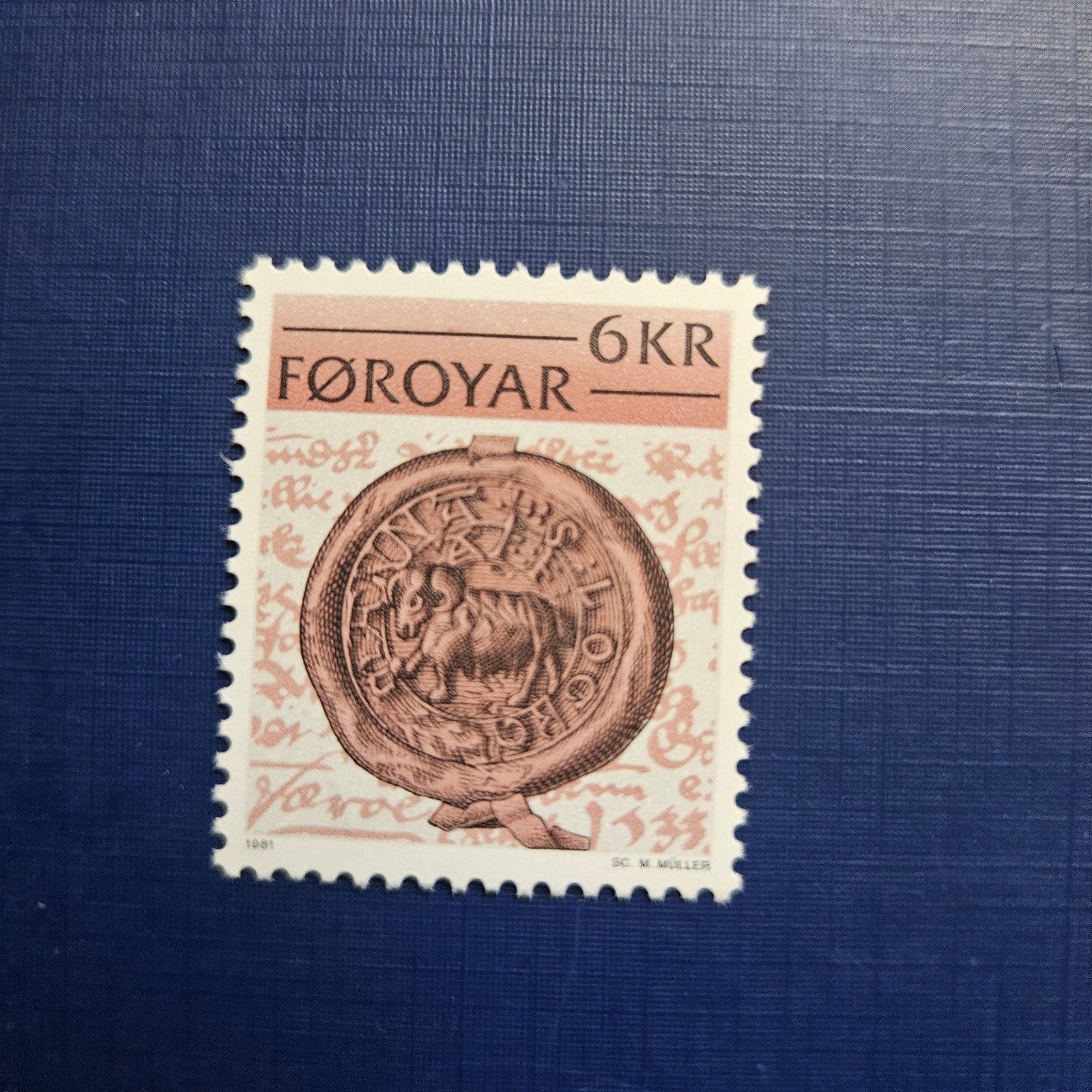 Denemarken Faeröer nr 68 pf, Ophalen of Verzenden, Denemarken, Postfris