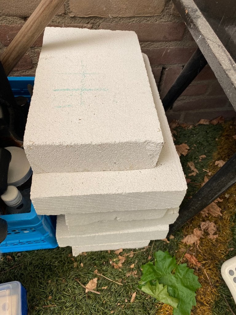 Gratis Gasbetonblokken, Doe-het-zelf en Verbouw, Metselstenen, Ophalen, Bakstenen