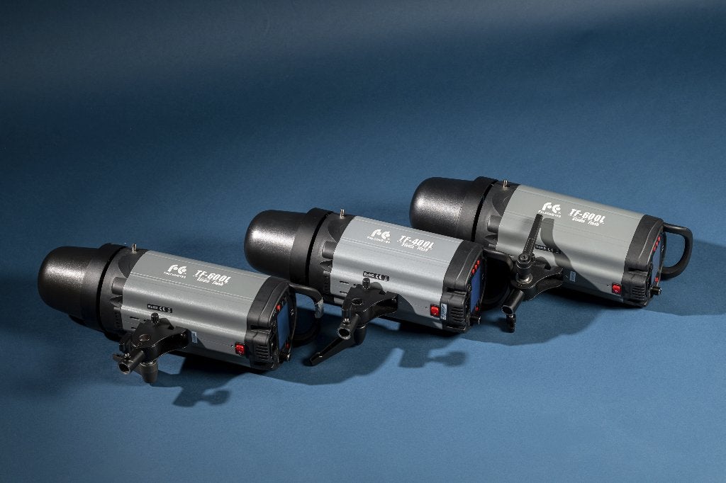 Professionele Studioflitsset TF600L Falcon Eyes compleet, Ophalen, Gebruikt, Falcon Eyes, Inclusief lampen