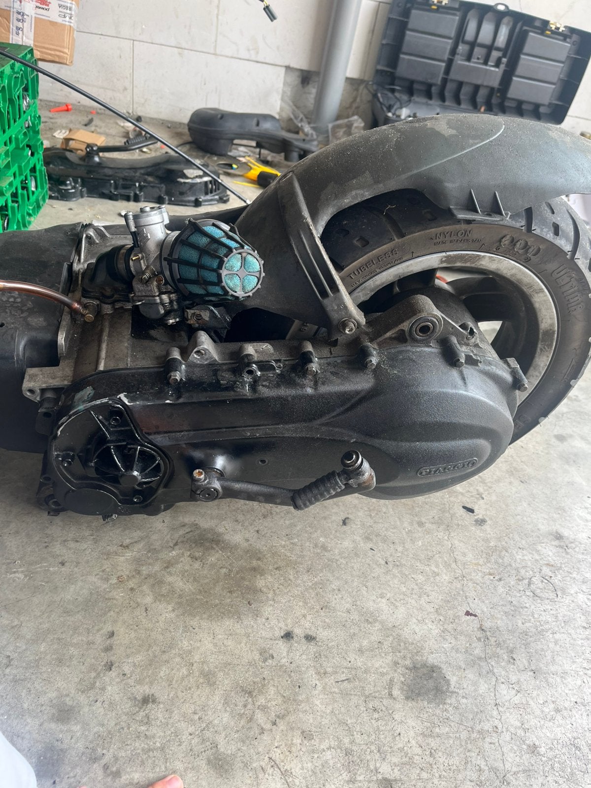 Skipper 125 blok, Ophalen, Zo goed als nieuw, Blok, Piaggio