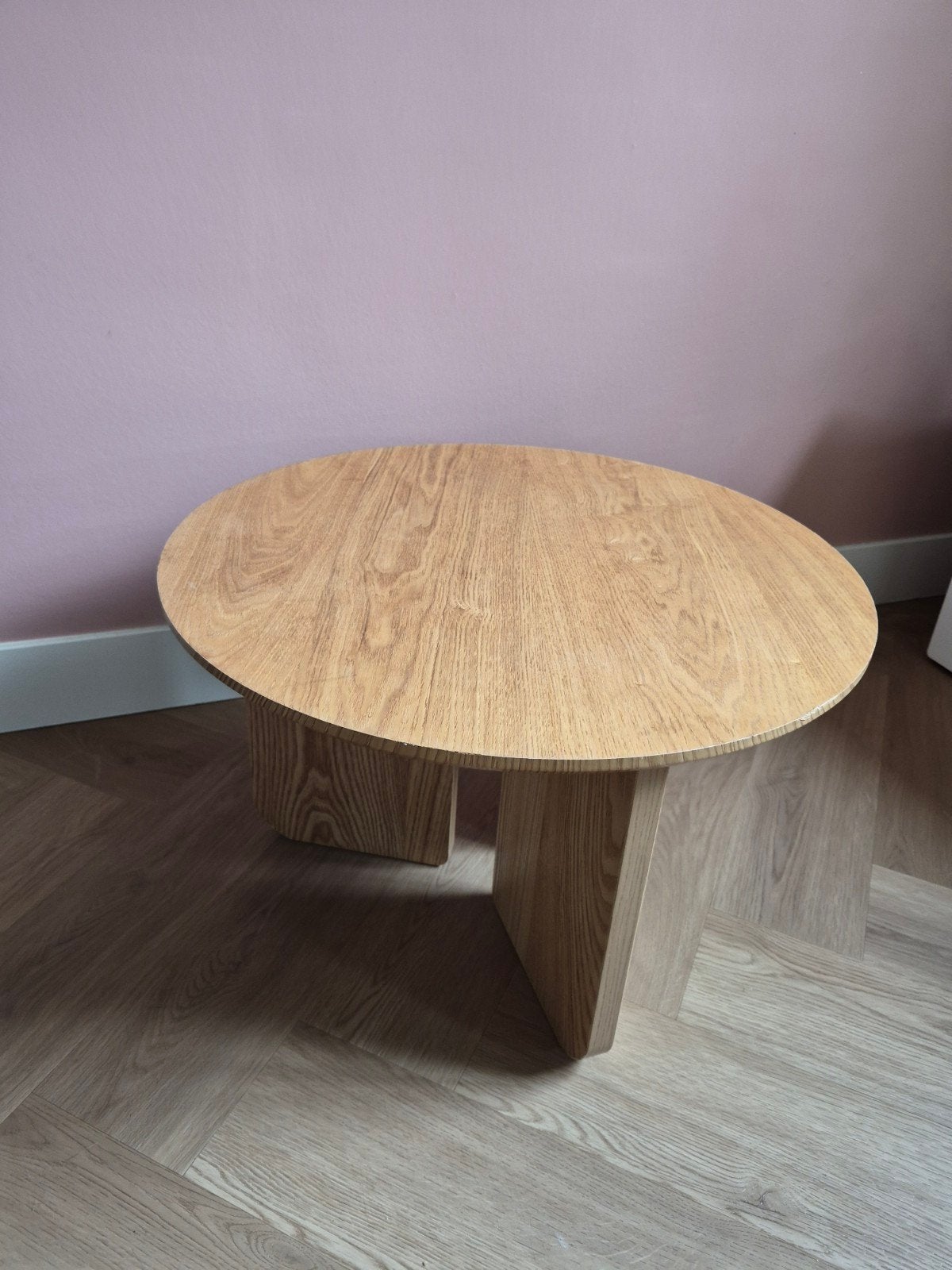 Ronde salontafel 60cm diameter, 38cm hoog, Ophalen, Gebruikt, 50 tot 100 cm, Rond
