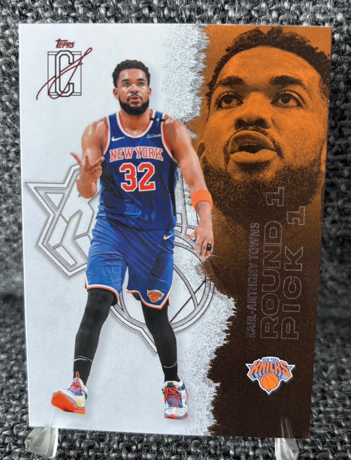 Karl-Anthony Towns New York Knicks Topps Signature Class NBA, Ophalen of Verzenden, Nieuw