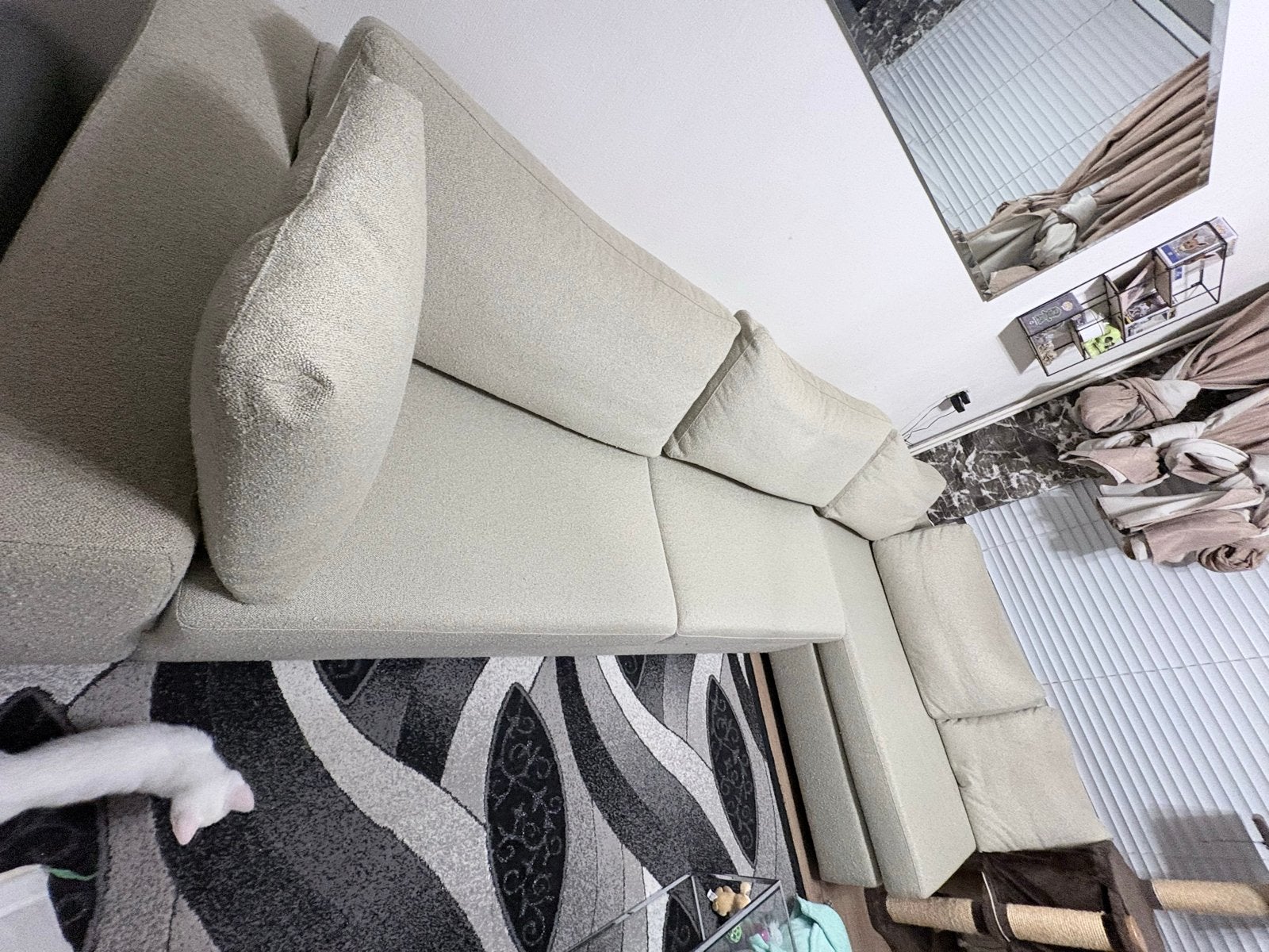 Gratis Hoekbank - Ruim en Comfortabel, Huis en Inrichting, Gebruikt, Hoekbank, 300 cm of meer, 75 tot 100 cm