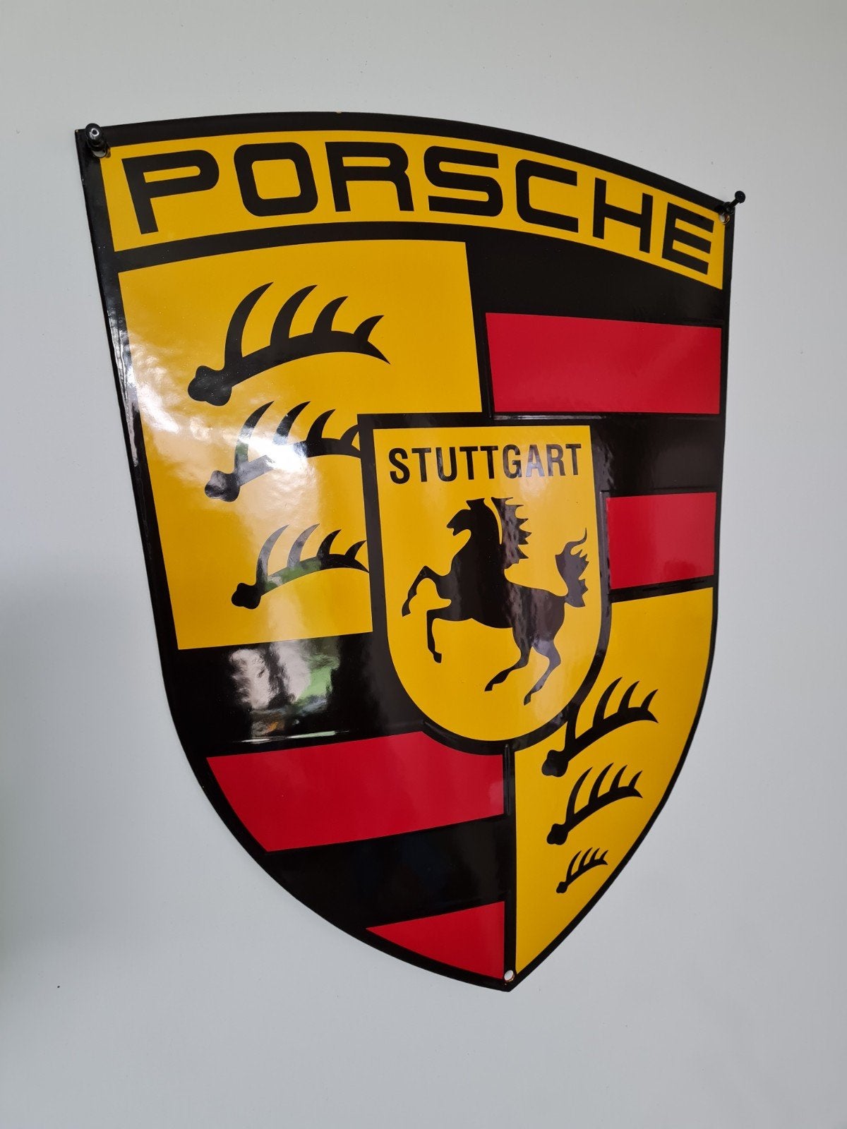 porsche emaille bord nieuw, Ophalen of Verzenden, Nieuw, Reclamebord