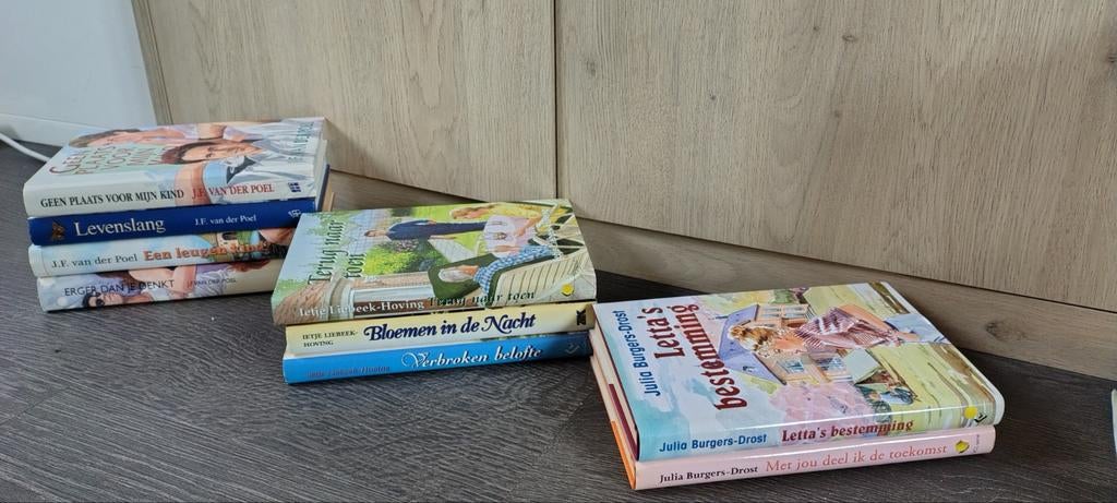 Diverse christelijke romans, Boeken, Romans, Ophalen of Verzenden, Gelezen, J.F. van der Poel, Ietje Liebeek-Hoving, Julia Burgers-Drost