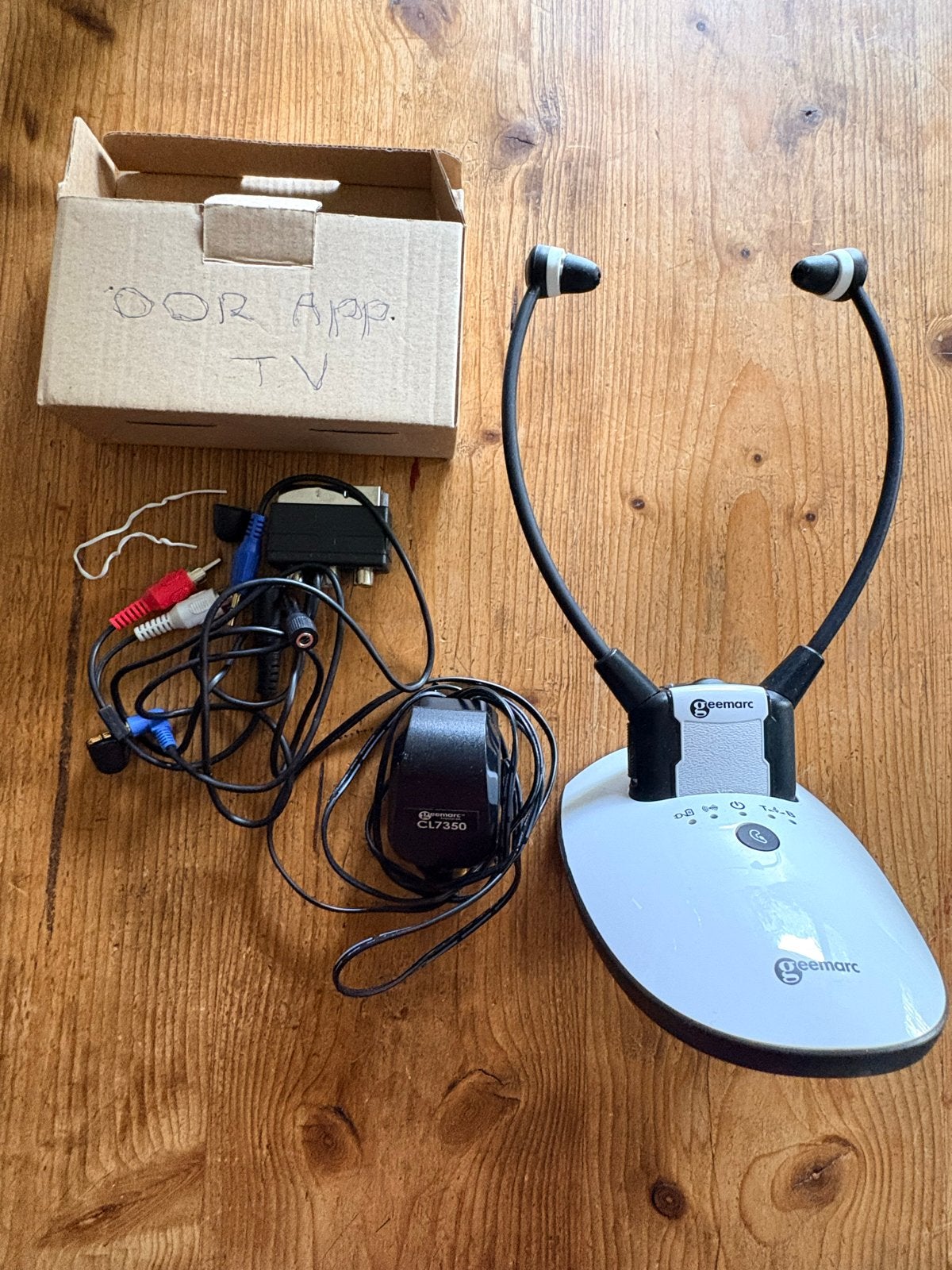 Geemarc CL7350 Draadloze TV Koptelefoon, Overige merken, Zo goed als nieuw, Draadloos, Op oor (supra aural)