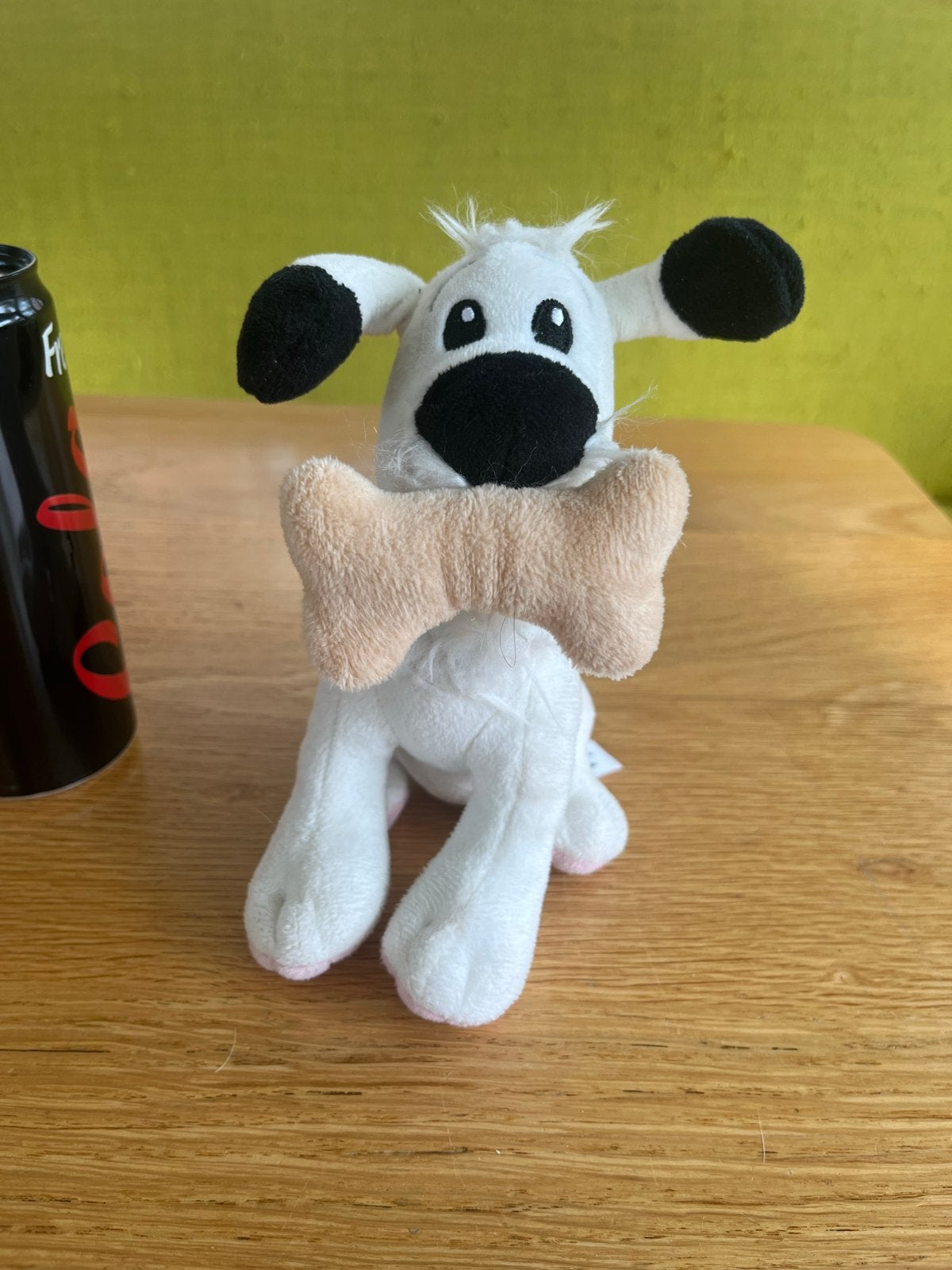 Idefix knuffel met botje - Zo goed als nieuw, Overige merken, Overige karakters, Klein (minder dan 20 cm), Wit