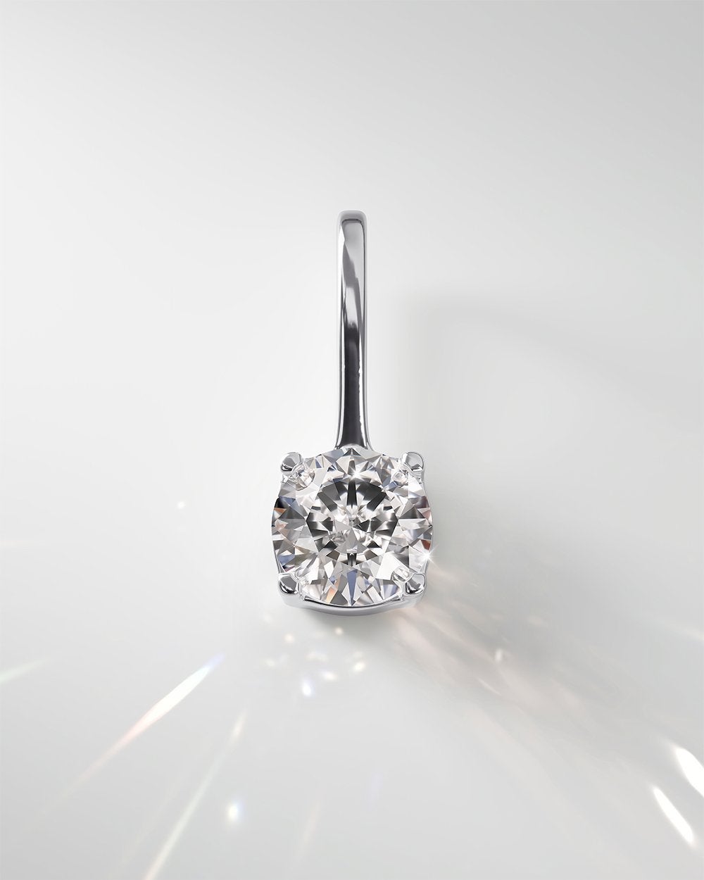 0.1 ct Lab-Grown Diamanten Hanger (Identiek aan Zeeman), Ophalen of Verzenden, Zo goed als nieuw, Zilver, Overige merken