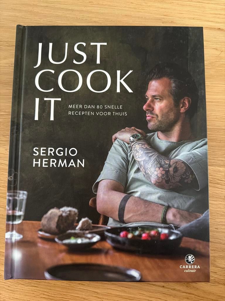 Just Cook It - Sergio Herman (Kookboek), Hoofdgerechten, Ophalen of Verzenden, Zo goed als nieuw, Gezond koken