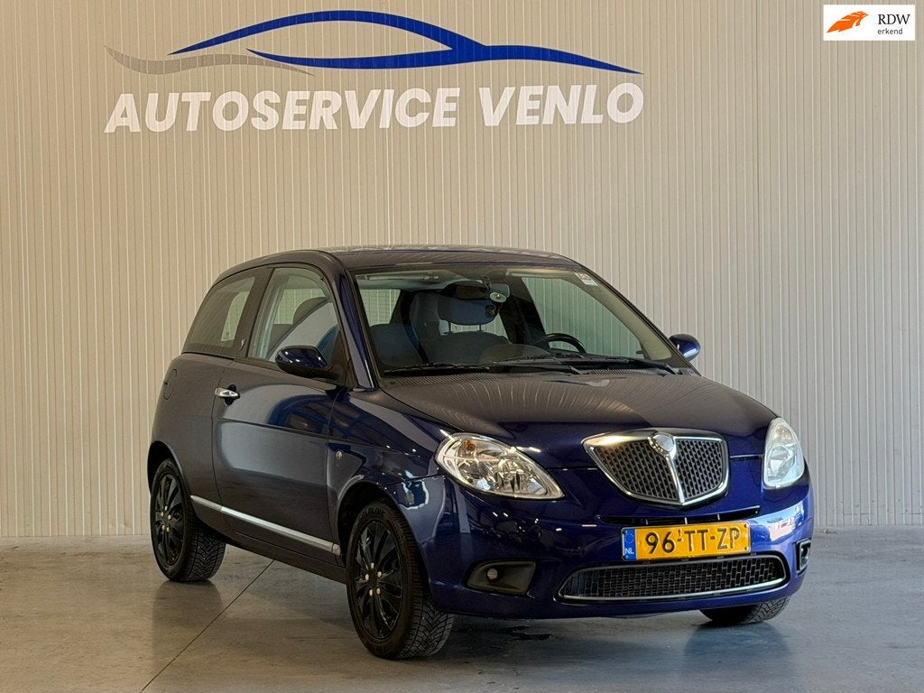 Lancia Ypsilon 1.4 Oro Blauw | Citydrive | Airco, Auto's, Lancia, Voorwielaandrijving, Stof, Gebruikt, Origineel Nederlands