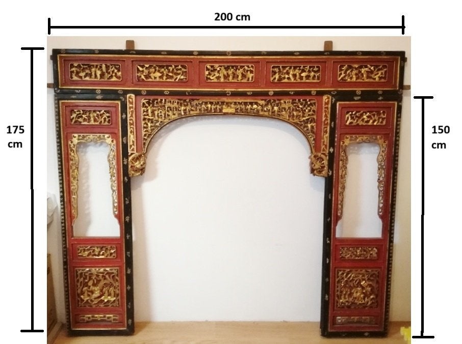 Chinees antieke bedpanelen, Ophalen