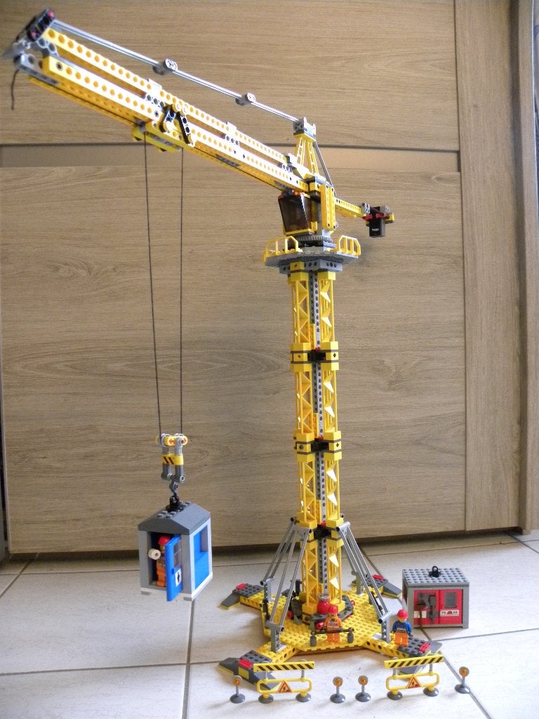 Lego 7905 Tower crane, City, Lego, Ophalen of Verzenden, Zo goed als nieuw