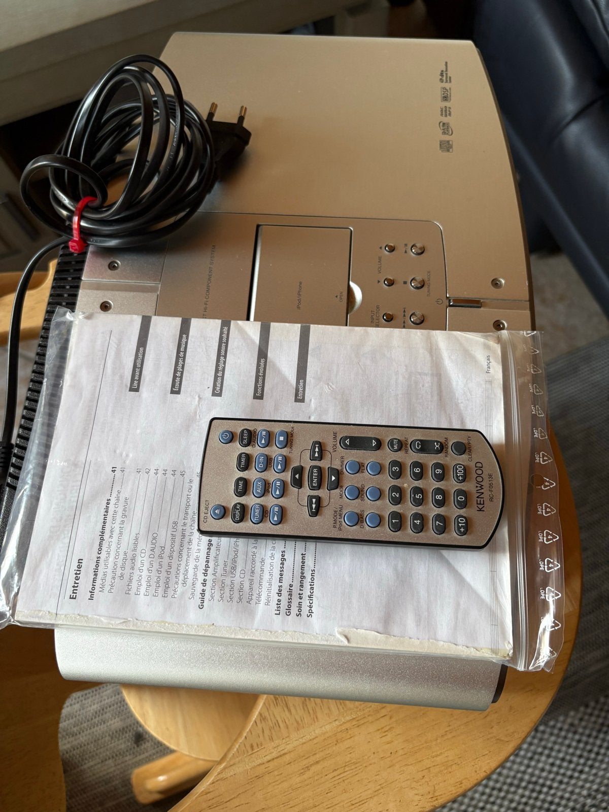 Kenwood K525 - Zo goed als nieuw met afstandsbediening, Overige merken, Ophalen of Verzenden, Zo goed als nieuw, Microset