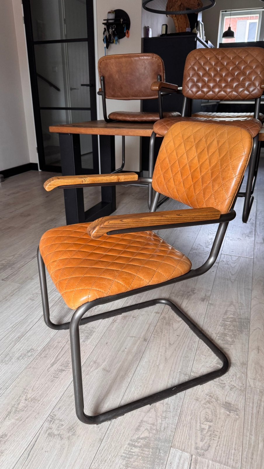 Eettafel stoelen, Huis en Inrichting, Stoelen, Ophalen, Zo goed als nieuw, Vijf, Zes of meer stoelen