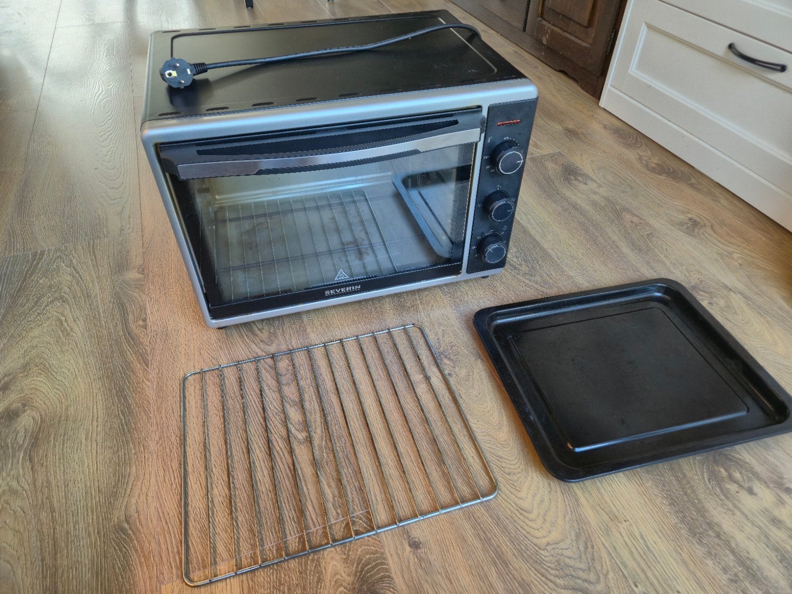 Severin TO 2058 Mini-oven met grillfunctie, Ophalen, Minder dan 45 cm, Minder dan 45 cm, Hete lucht