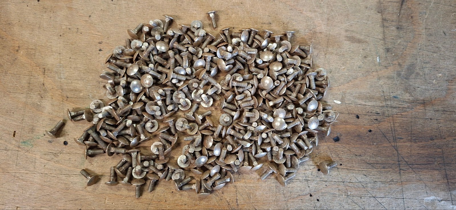 Partij slotbouten M5, Ophalen of Verzenden, Gebruikt, Minder dan 50 mm, Bouten of Moeren